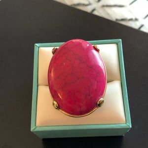 Pink cocktail ring